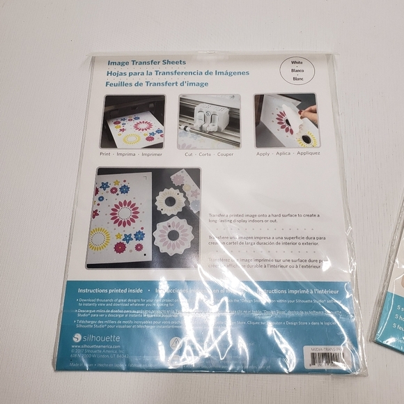 New Silhouette Window Cling Material & Image Transfer Sheets Arts & Crafts - Picture 5 of 13